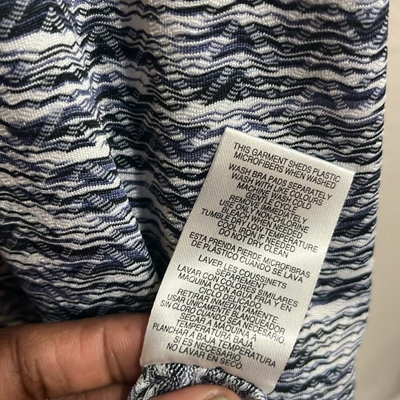 MPG Fit & Flare Mini Tank Dress Size Large Racerback Black Gray - Picture 12 of 12